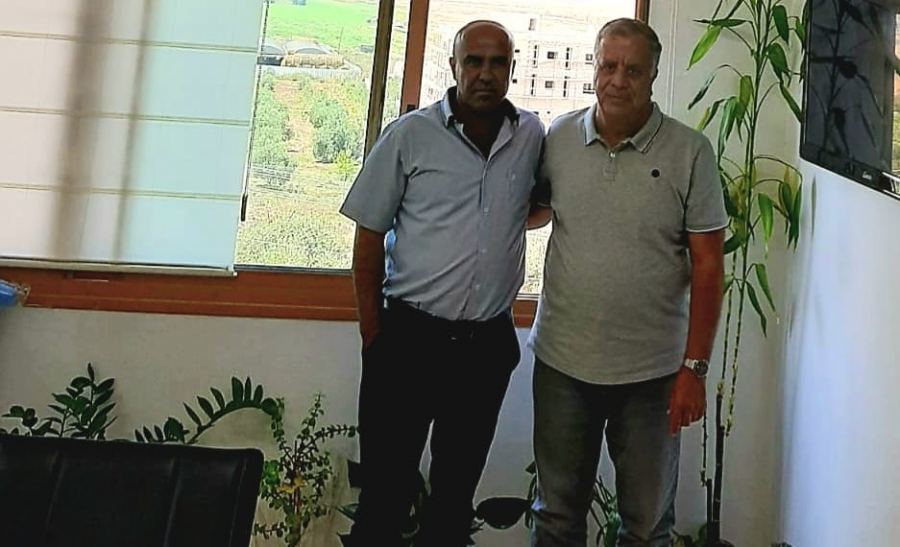 جلسة عمل بين كايد ظاهر ورئيس مجلس اقليمي البطوف عاهد رحّال